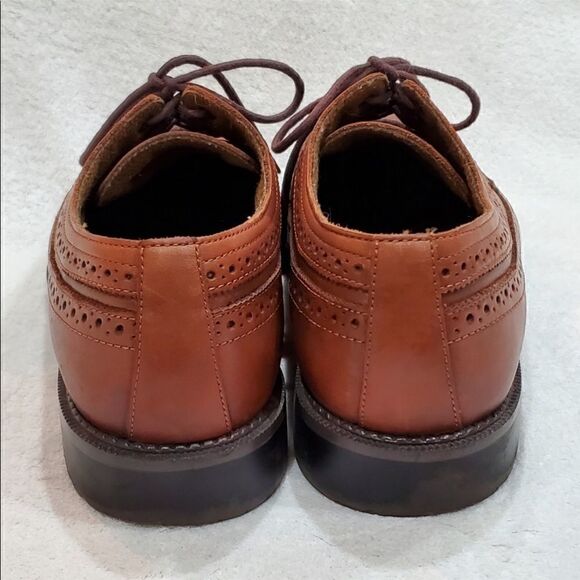 Dockers Mens Oxfords Brown Leather Wingtip Lace Up Shoes Size 10.5 M - Picture 5 of 13